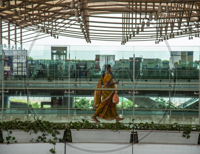 Passengers at Rajiv Gandhi International Airport (HYD), Hyderabad