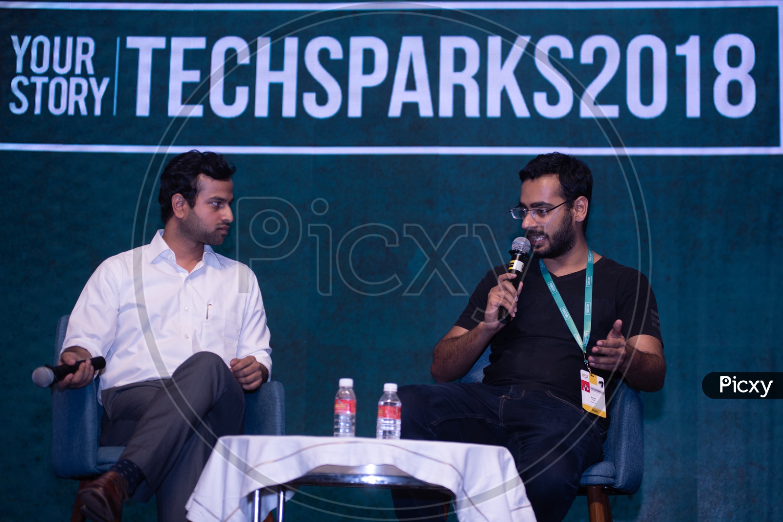 Alok Soni with Ankush Sachdev, Co founder and CEO of ShareChat.
