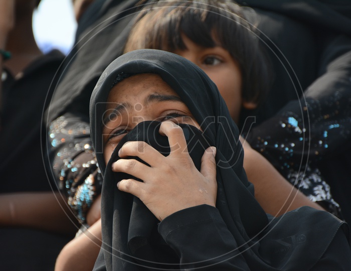 Muslim Woman Crying