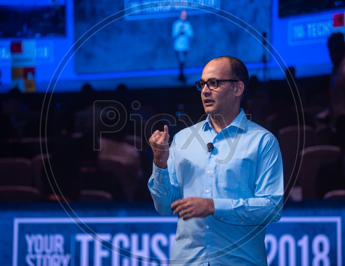 Sameer Nigam, Founder and CEO, PhonePe at TechSparks 2018.
