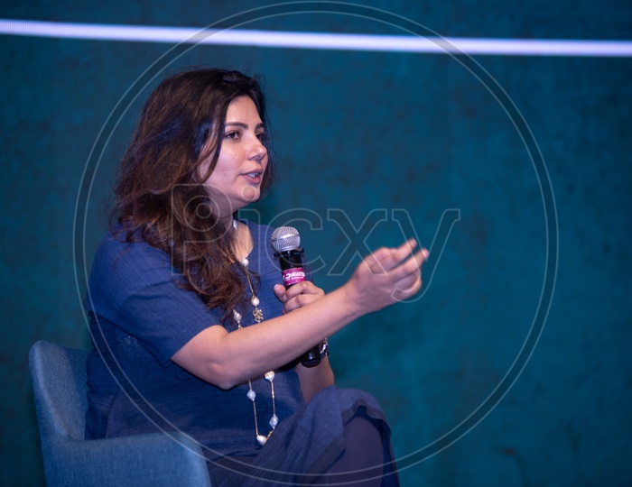 Shradha Sharma, CEO, YourStory at techSparks 2018.