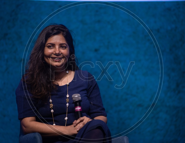 Shradha Sharma, CEO, YourStory at TechSparks 2018.