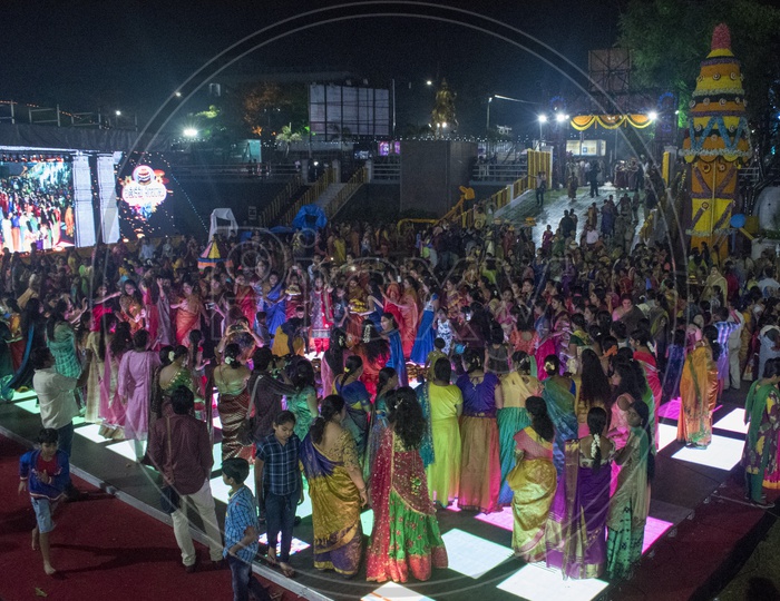 Bhathukamma dance floor