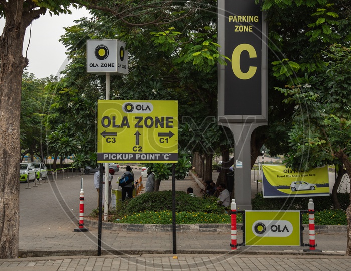 OLA Cabs Pick up point, Rajiv Gandhi International Airport (HYD), Hyderabad