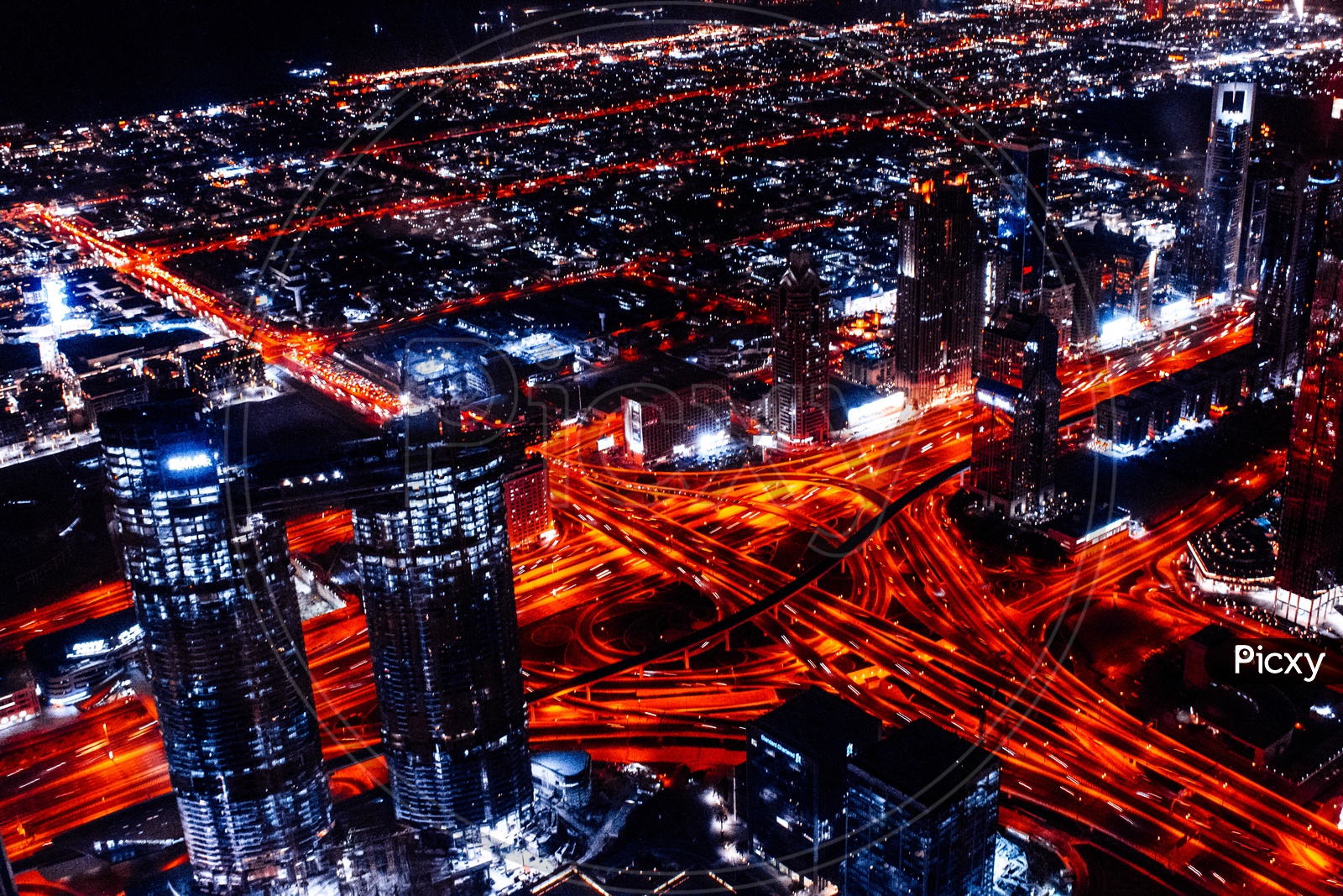 Night View of Dubai