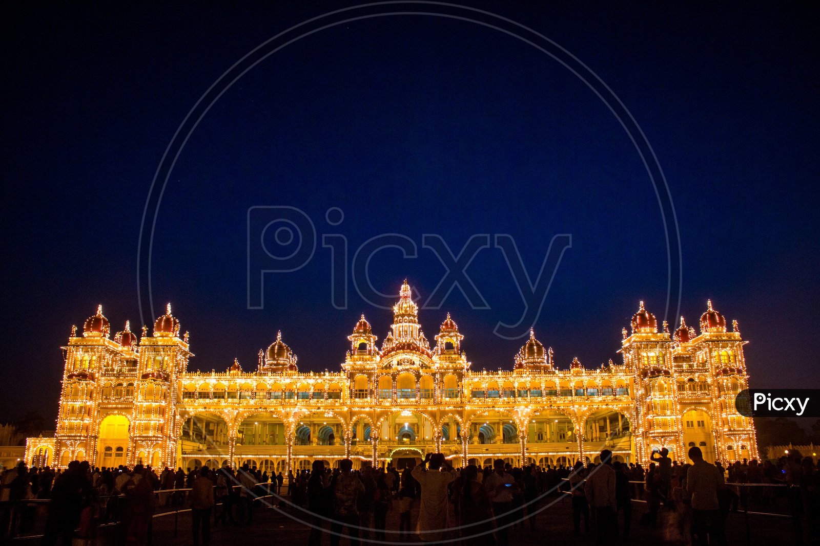 Night View of Mysore Palace