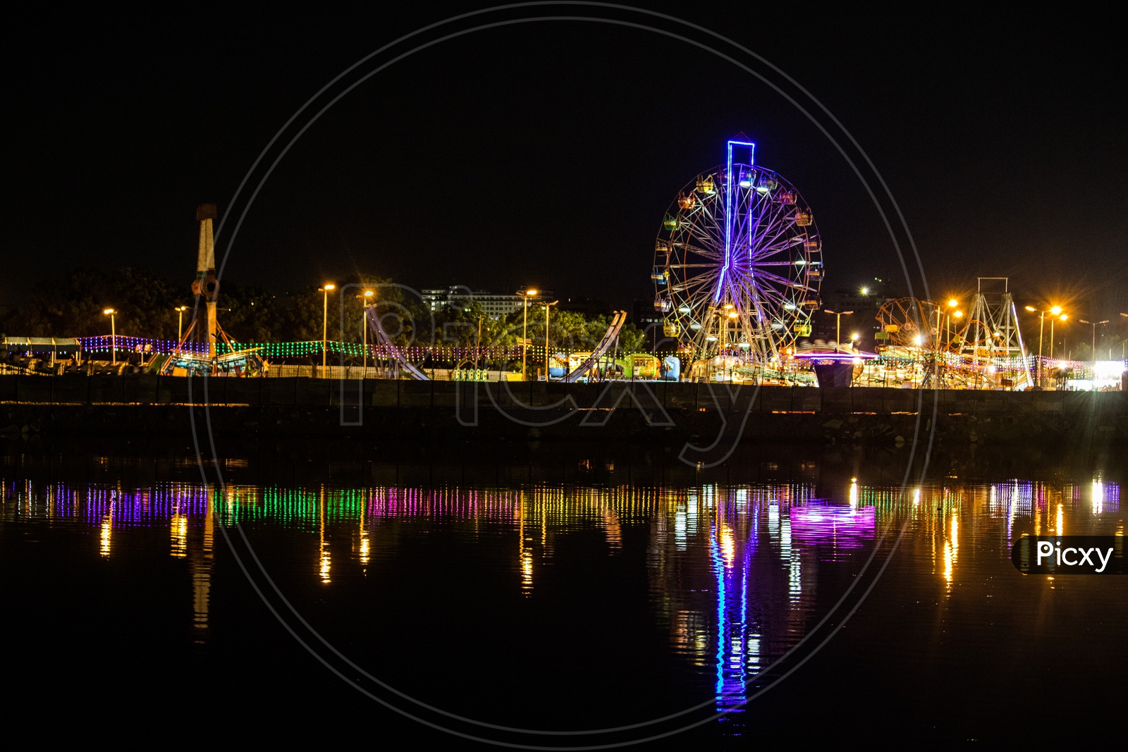 Giant Wheel Reflections at Island Grounds Exhibition