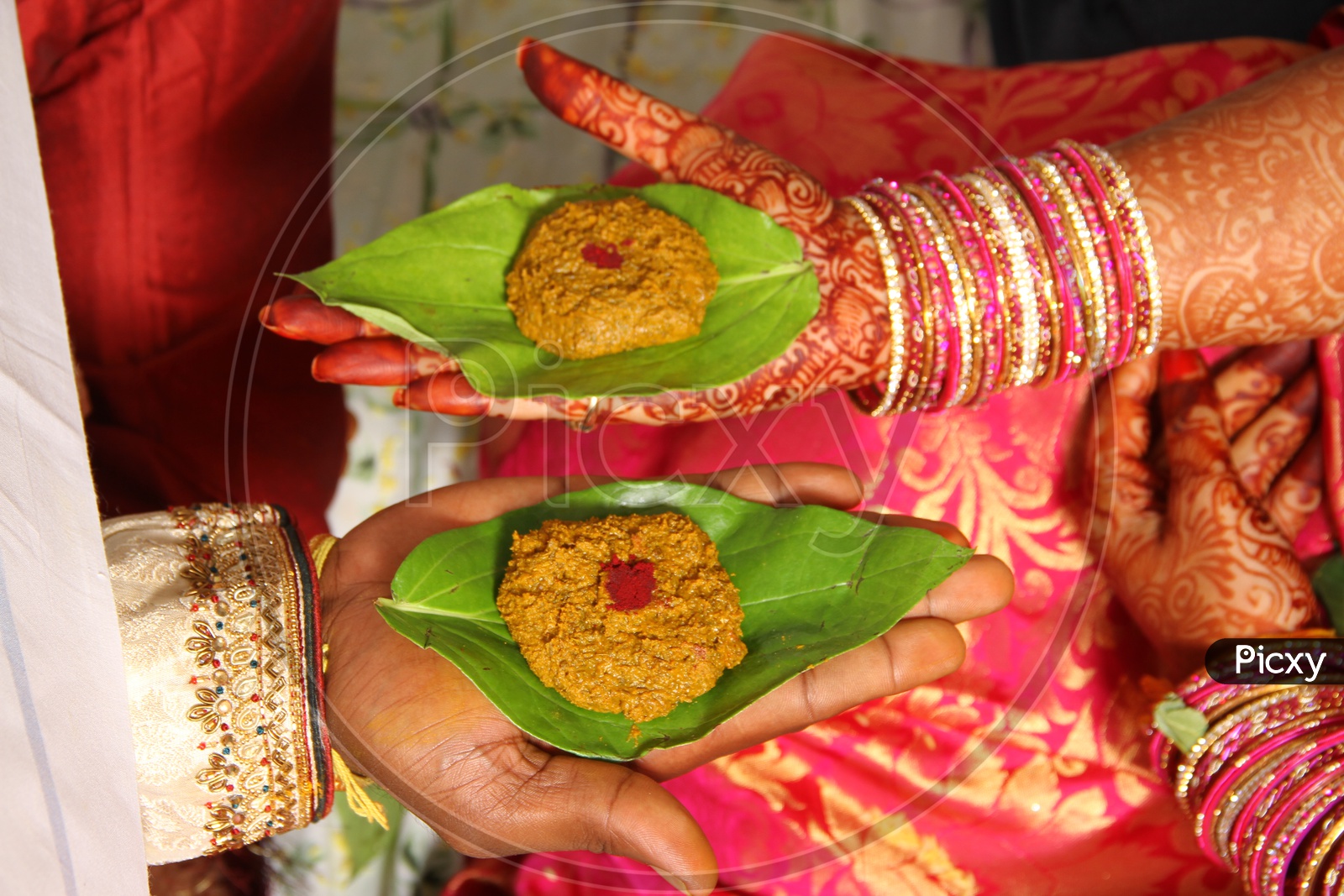 Telugu wedding  jeelakarra bellam