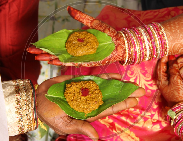 Telugu wedding  jeelakarra bellam