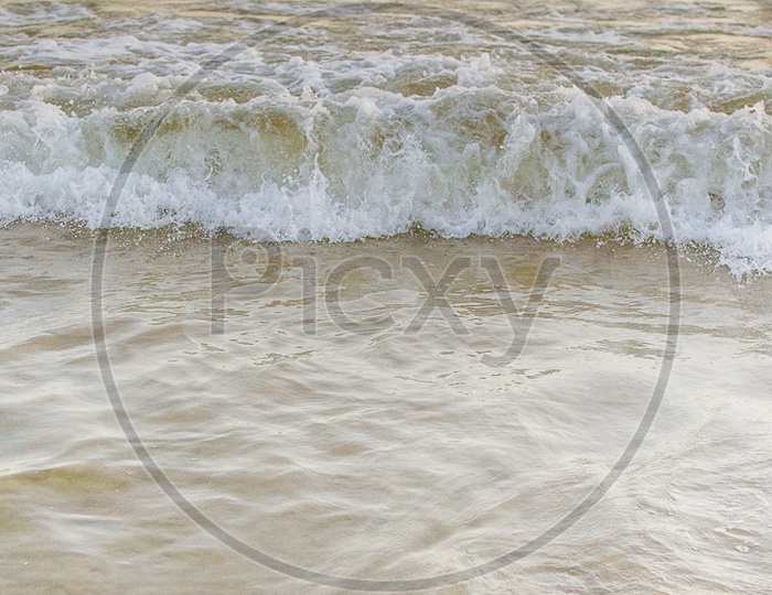 Waves at Agonda beach, Goa.