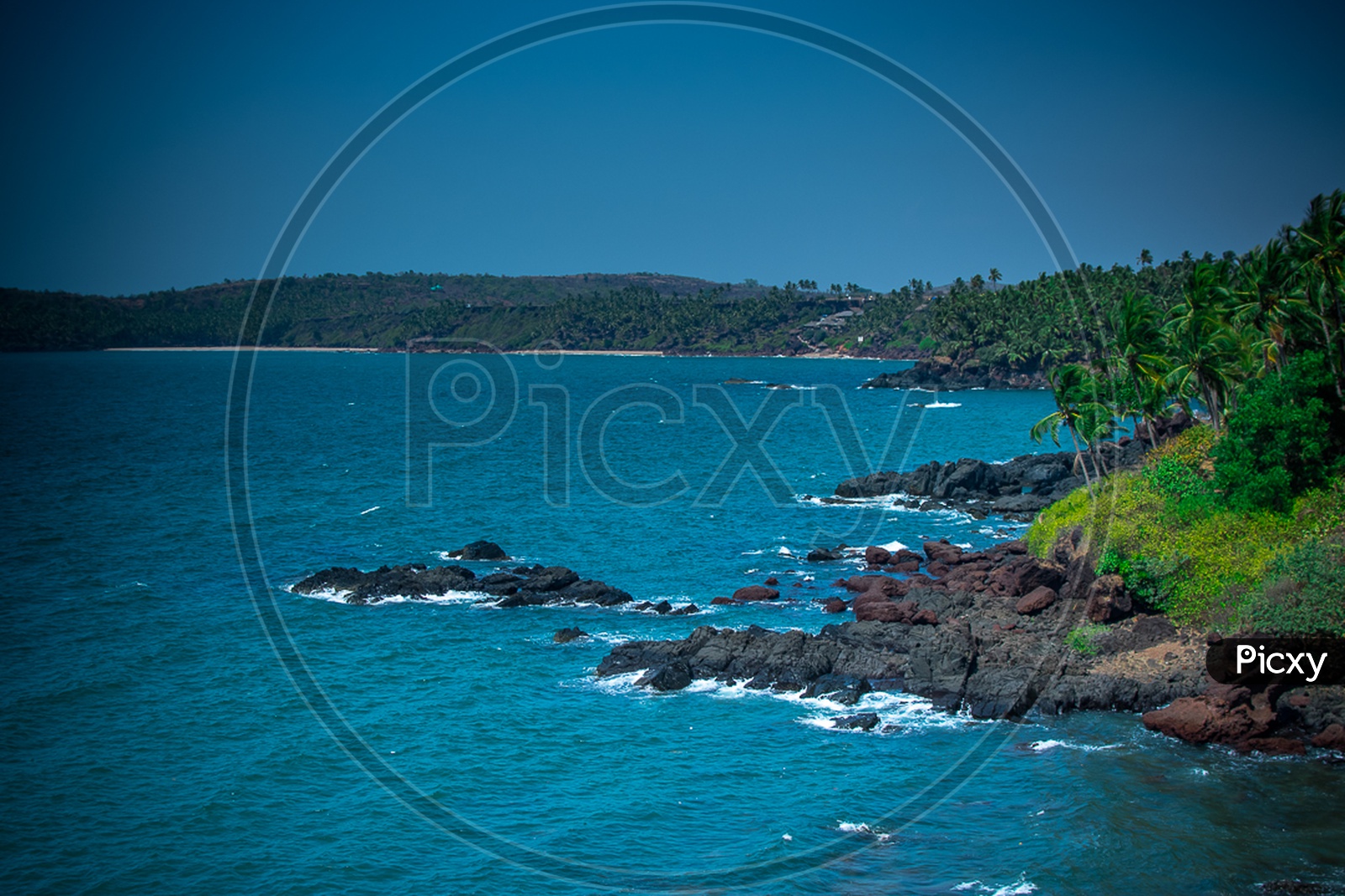 Clear waters at Cabo de Rama