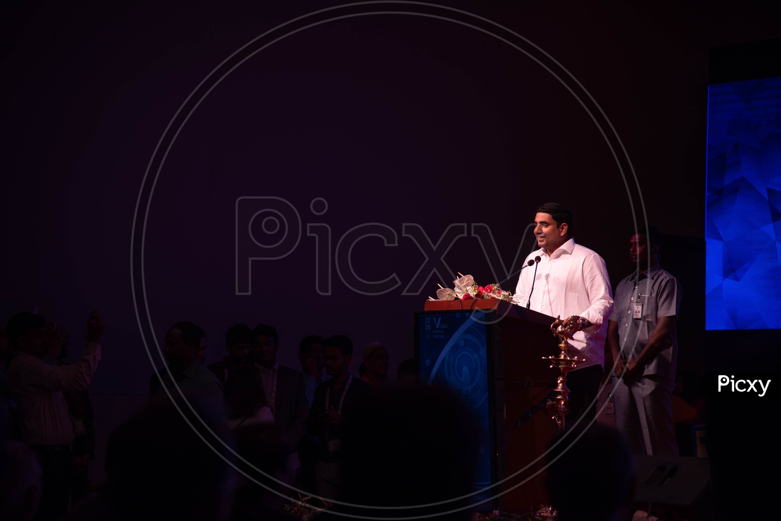 Mr. Nara Lokesh, Minister of IT and Panchayat raj, Andhra Pradesh at Vizag Fintech Festival