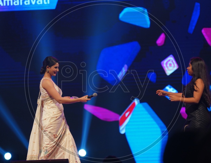 Samantha Akkineni in Social Media Summit & Awards Amaravati 2018