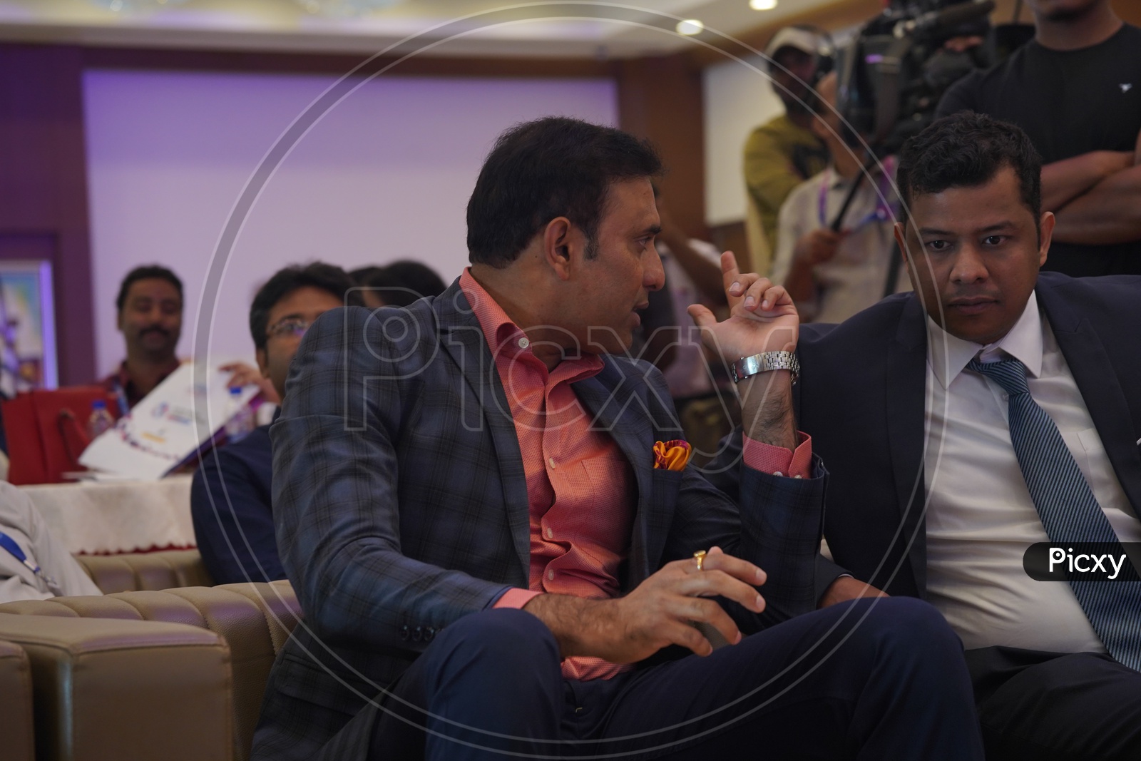 Former Indian Cricketer V V S Laxman in Social Media Summit & Awards Amaravati 2018