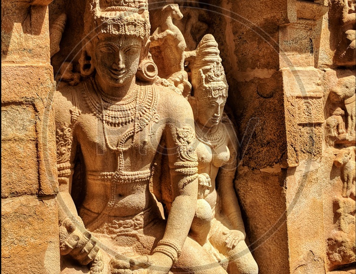 Statue in Gangaikonda Cholapuram Temple