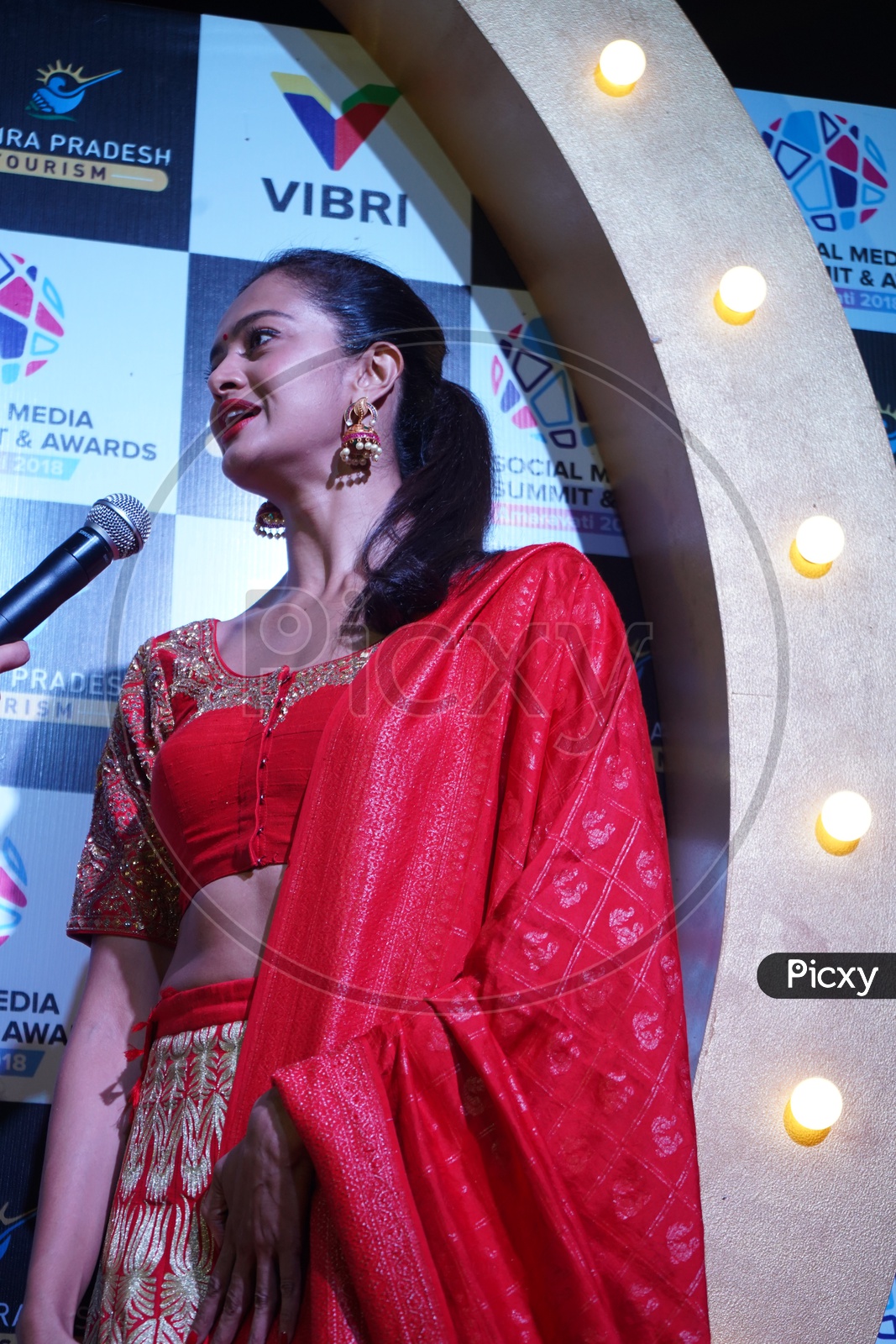 Shubra Aiyappa in Social Media Summit & Awards Amaravati 2018