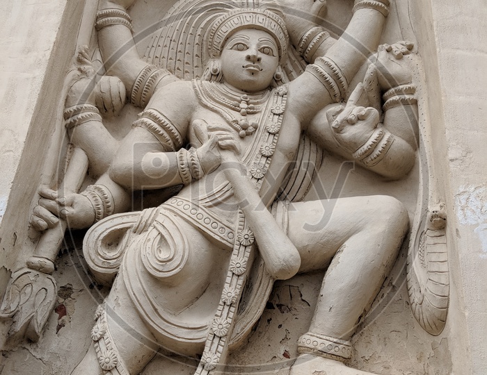 Sculpture Kanchi Kailasanathar Temple