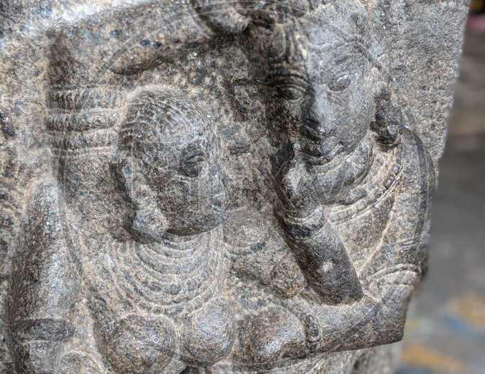 Statues in Kamakshi Amman Temple