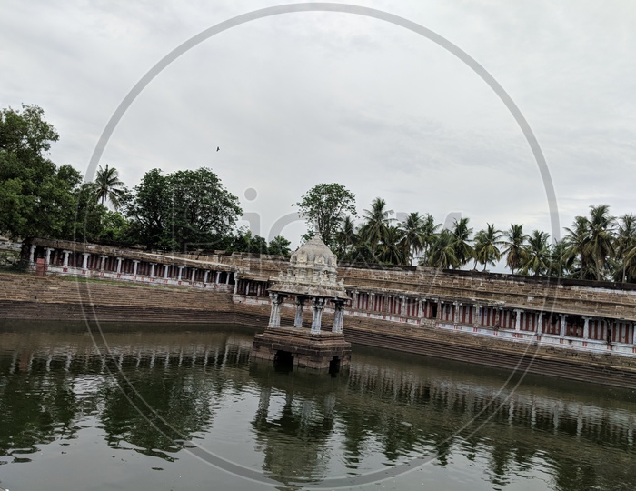 Temple Lake at Sri Ekambaranathar Temple