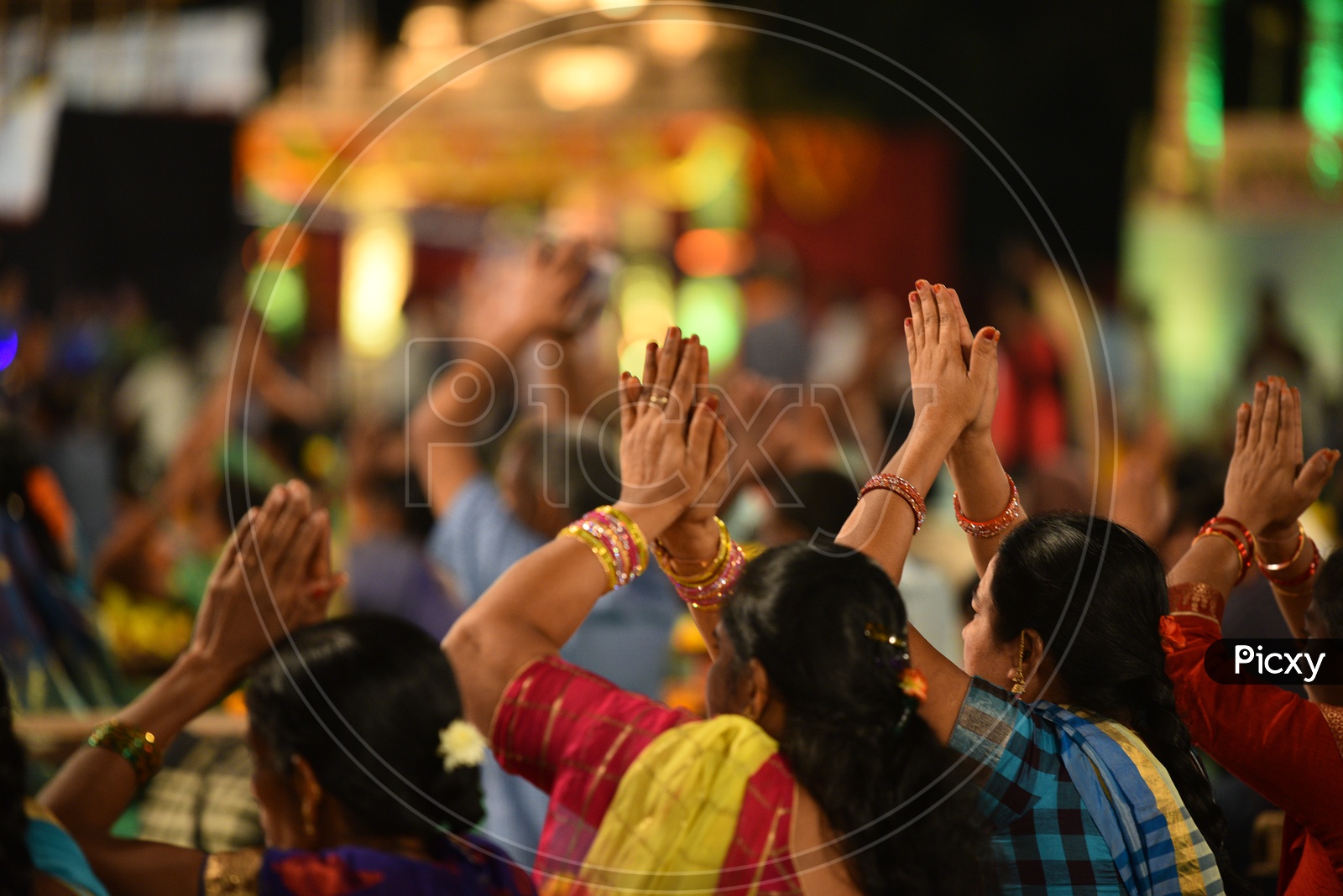 Hindu Women Praying