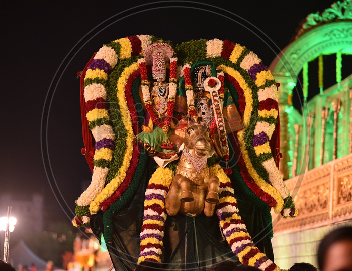 Alampur Jogulamba goddess Idol Procession