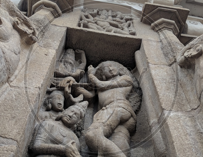 Statues in Kanchi Kailasanathar Temple