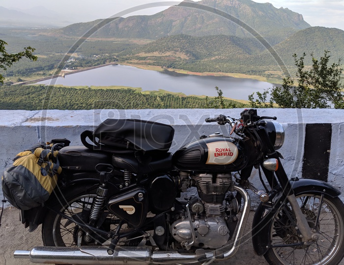 Royal Enfield with Bags