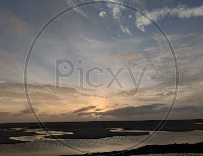 Sunrise at Dhanushkodi Beach