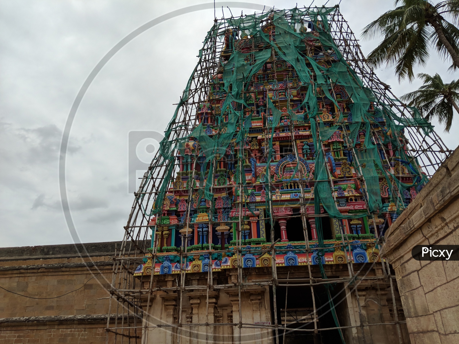 Temple Renovation - Scaffoldings