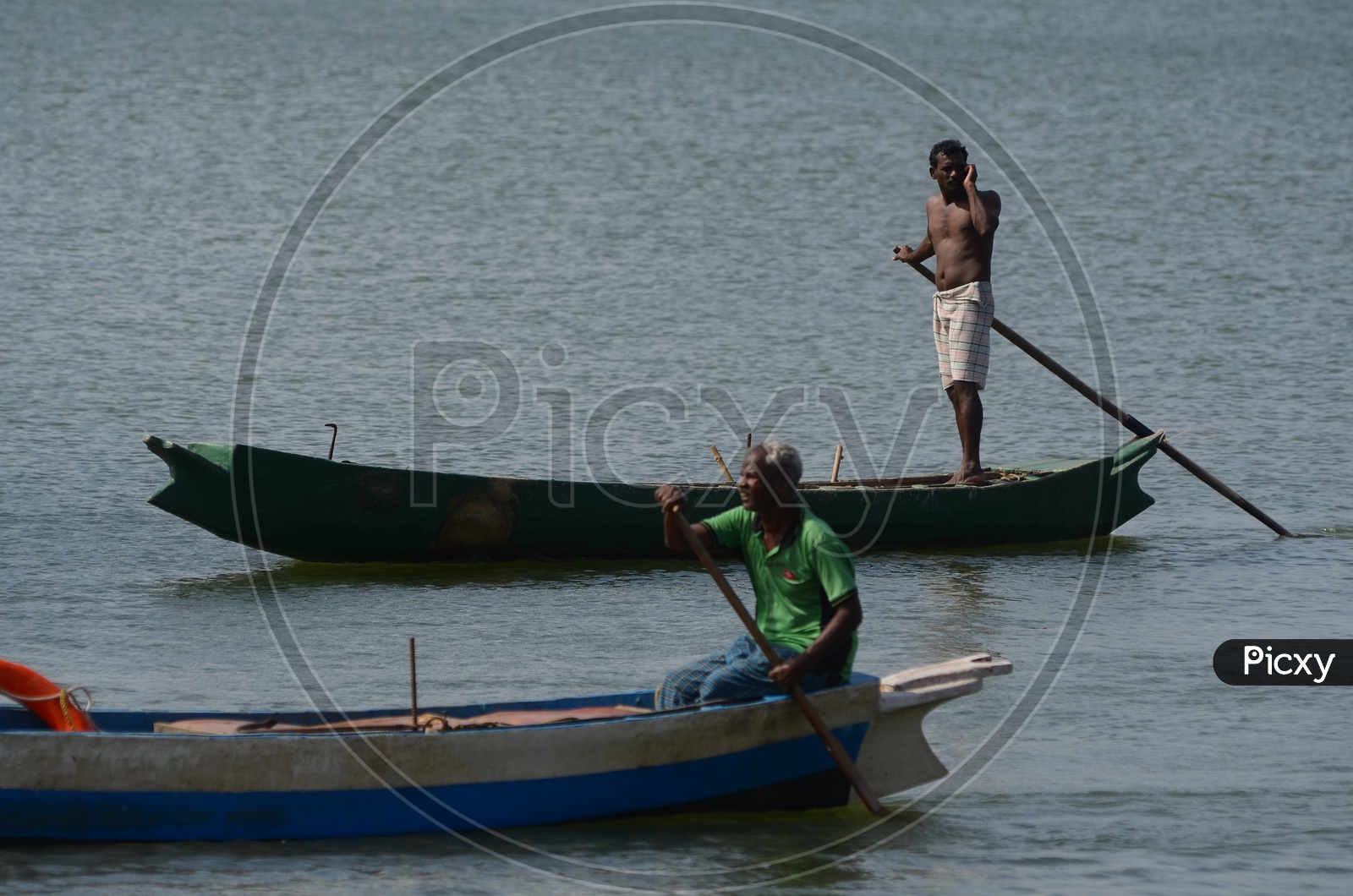 Fishermen, Fishing boat