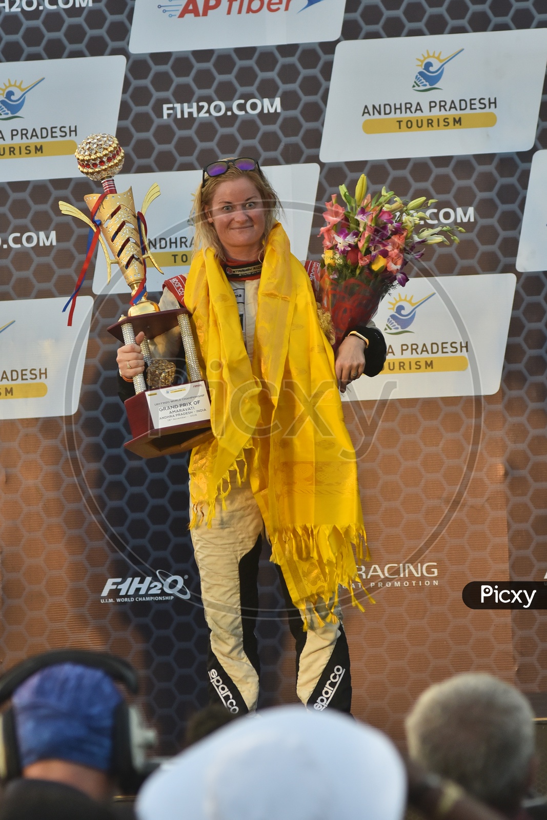 Marit Stromoy in F1H2O Grand Prix of India at Amaravati