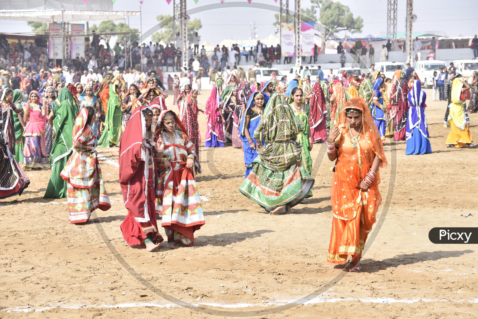 People Celebrating Pushkar Camel Fair