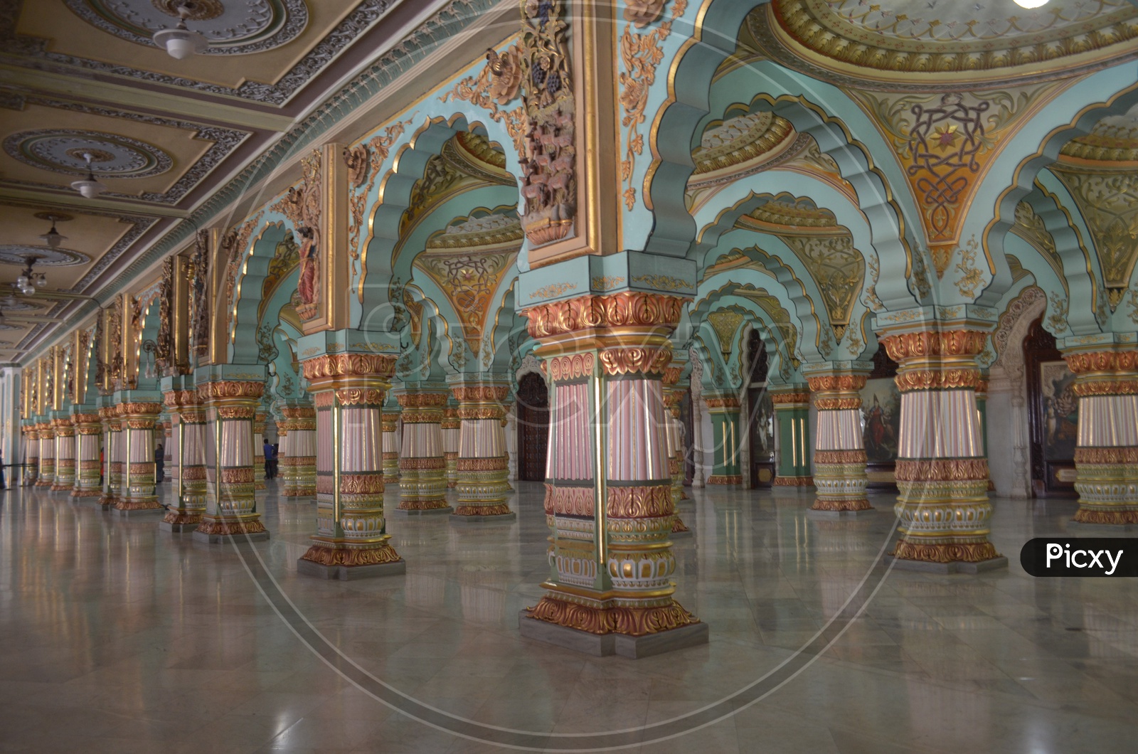 Mysore Palace Pillars