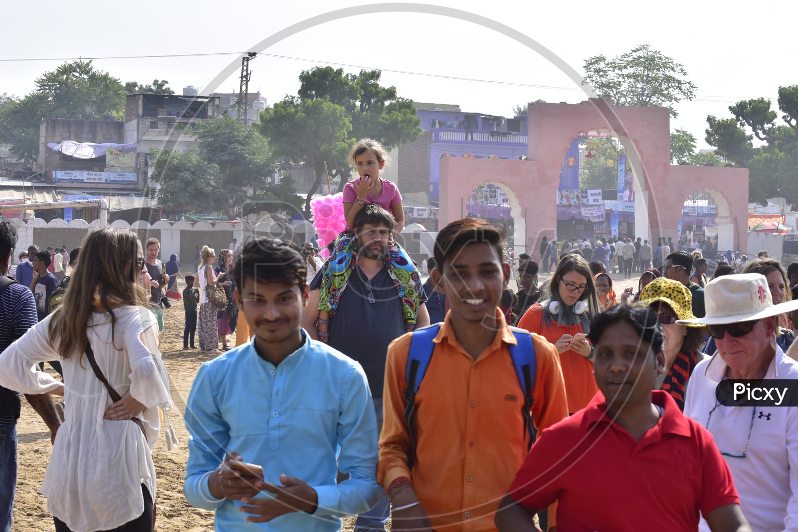 People at Pushkar Camel Fair