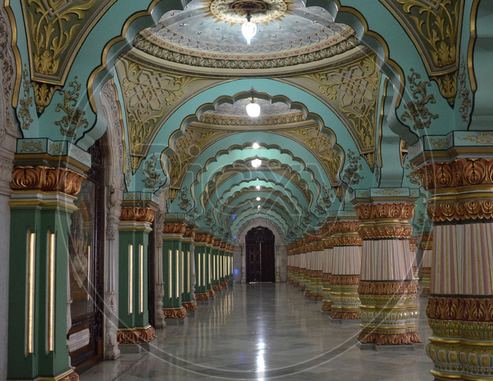 Interiors Mysore Palace...