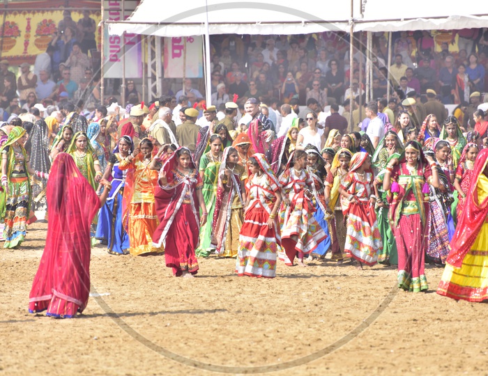 People Celebrating Pushkar Camel Fair