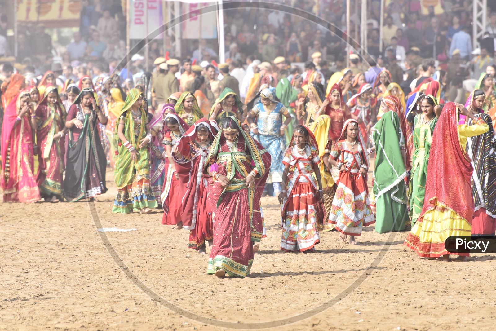 People Celebrating Pushkar Camel Fair Camel Fair