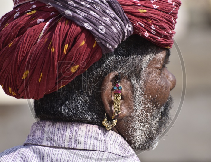Rajasthani Man at Pushkar Camel Fair, 2018
