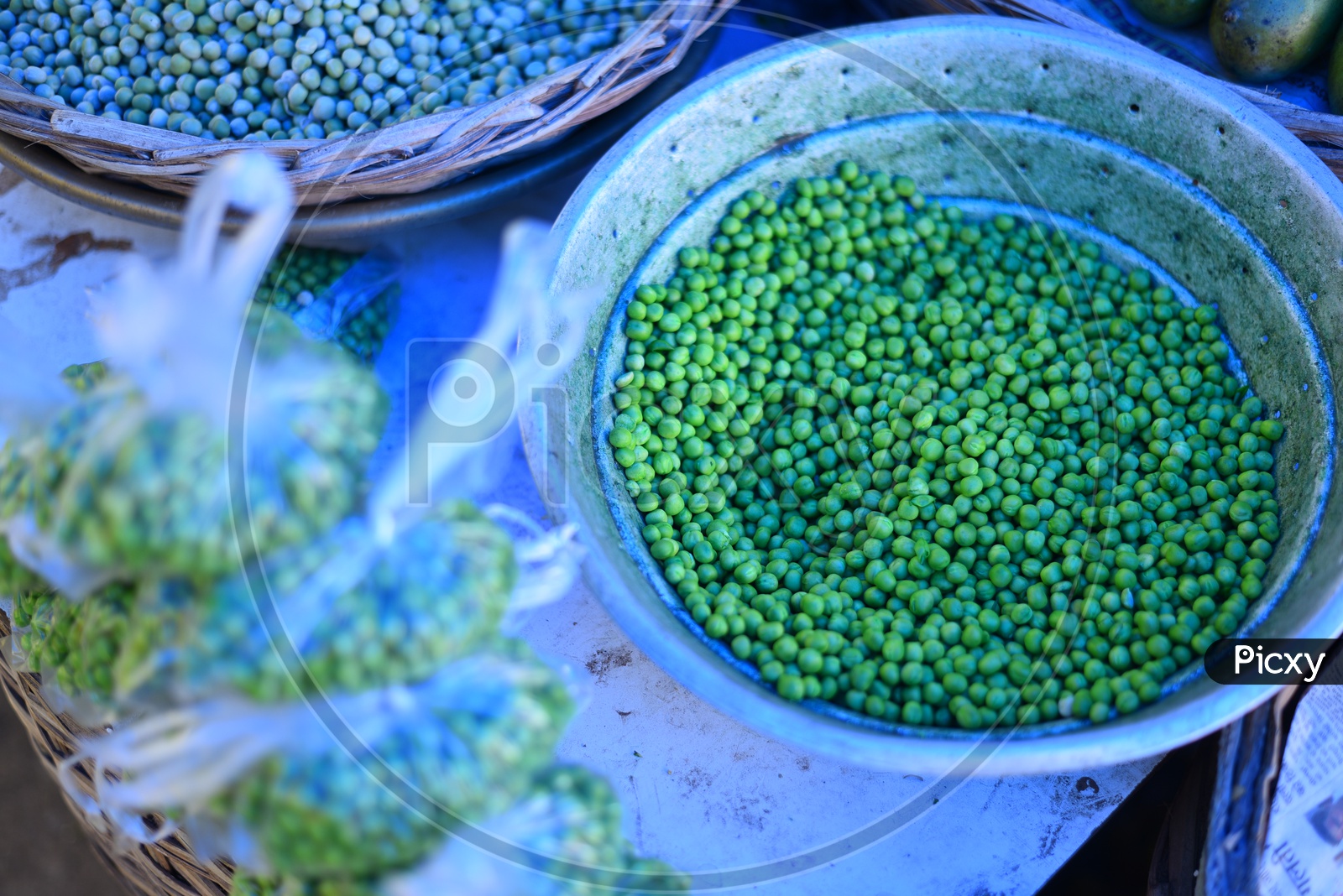 Vegetables - Beans at Local Market/Rythu Bazar