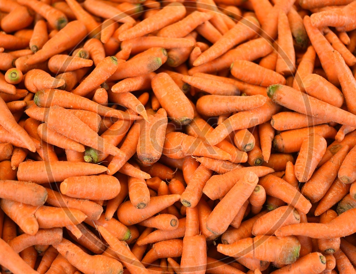 Carrot at Local Vegetable Market/Rythu Bazar