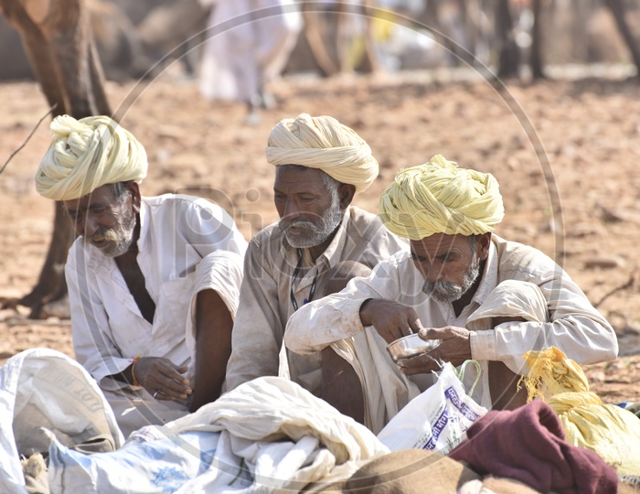 Rajasthani Men at Pushkar Camel Fair
