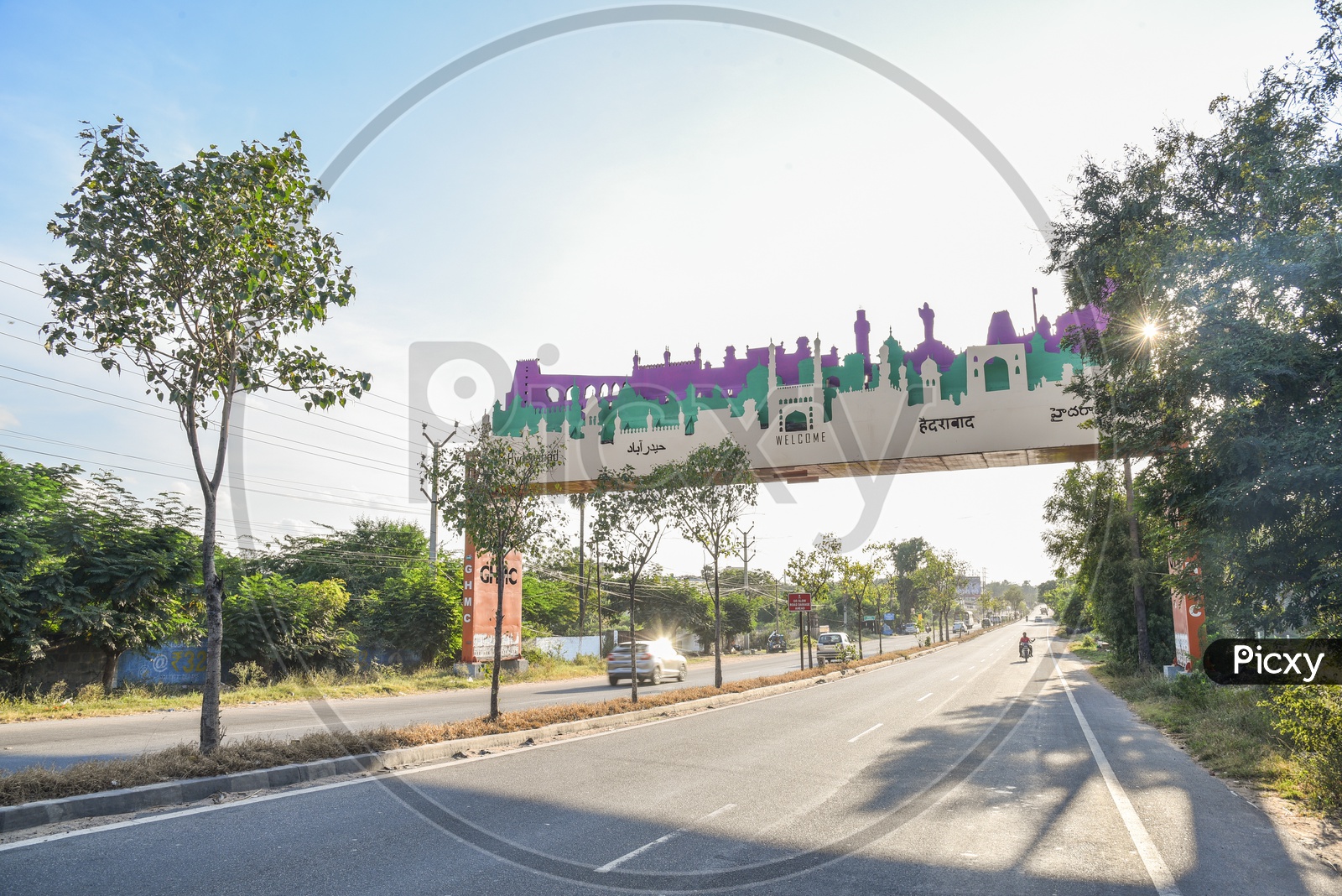 Hyderabad Entrance from Ghatkesar Side on Hyderabad-Warangal Highway