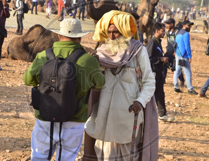 Rajasthani Men at Pushkar Camel Fair, 2018