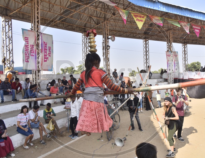 Circus Show at Pushkar Camel Fair