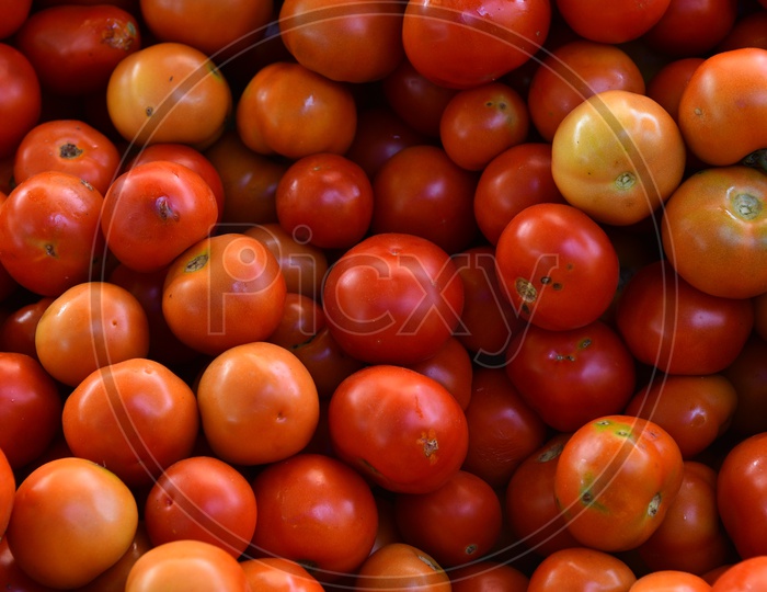 Vegetables - Tomato/Tomatoes at Local Market/Rythu Bazar