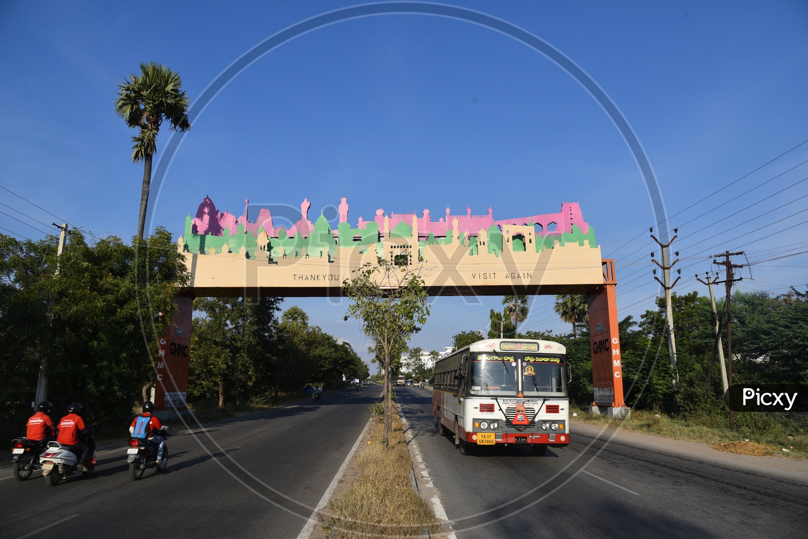Greater Hyderabad Entrance on Warangal-Hyderabad Highway