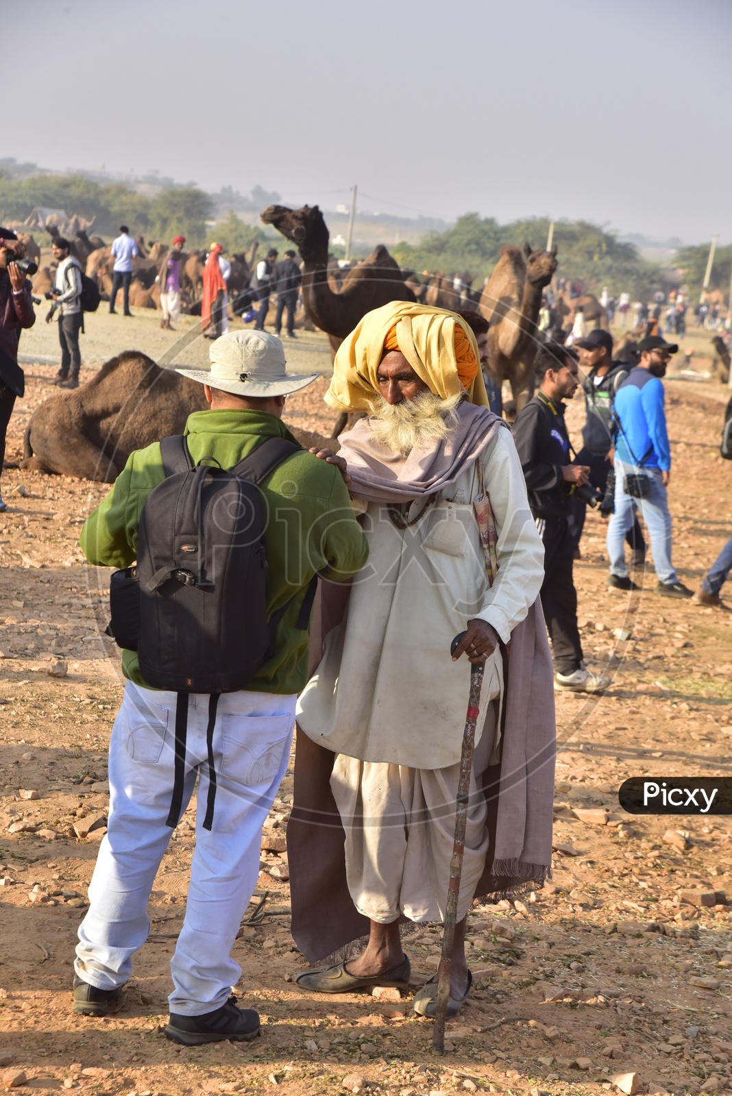 Rajasthani Men at Pushkar Camel Fair, 2018