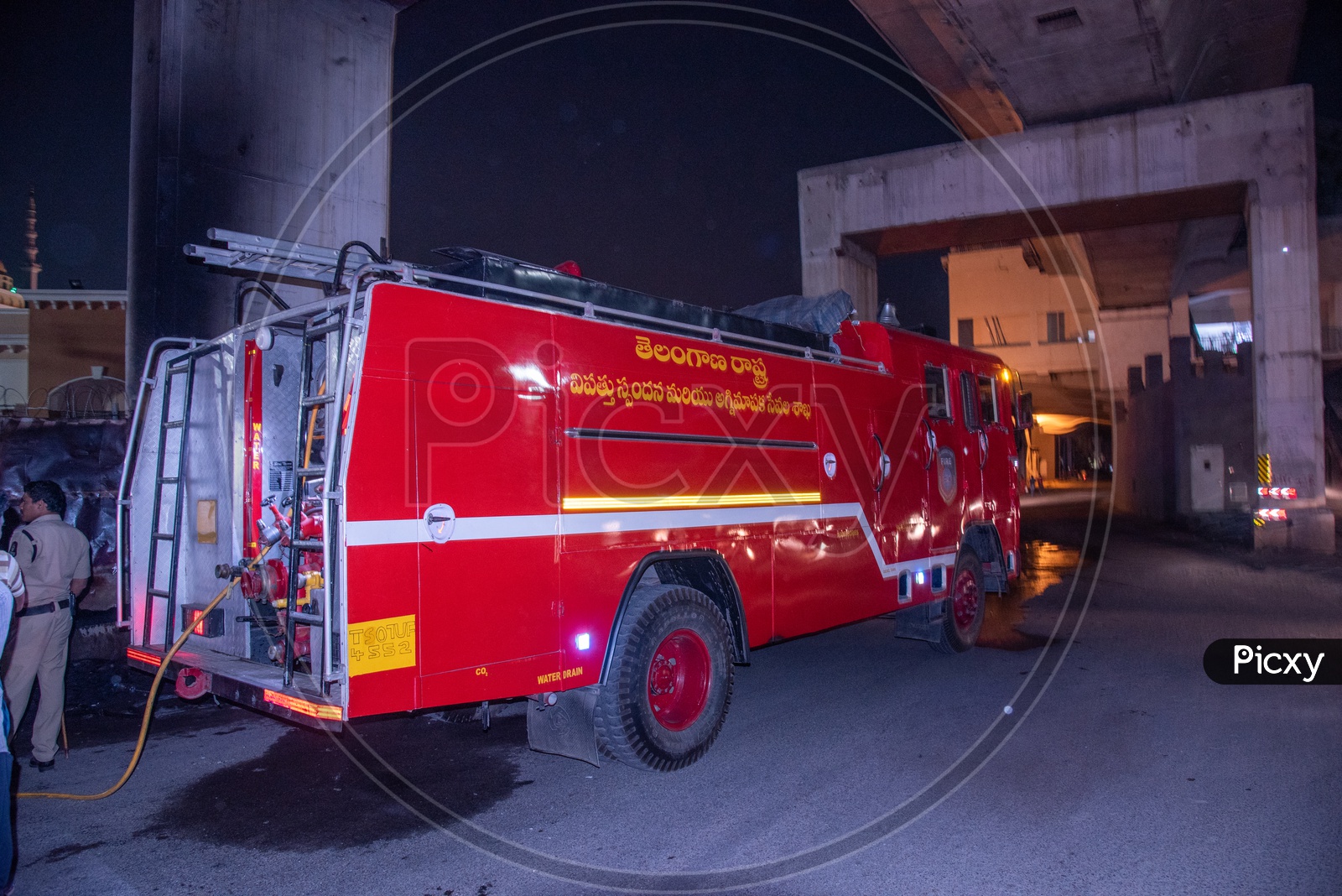 Fire Engine, Telangana state Disaster Response and Fire Department