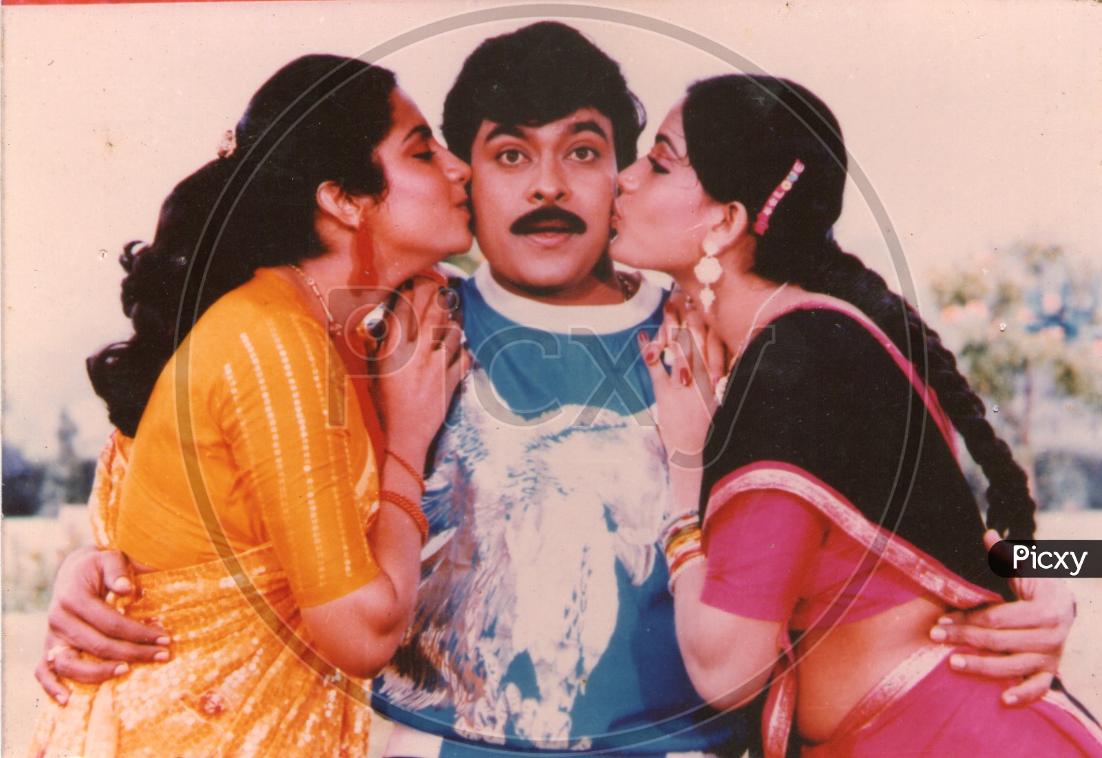 Mega Star Chiranjeevi, Actress Vijayashanti and Suhasini Maniratnam Movie Stills