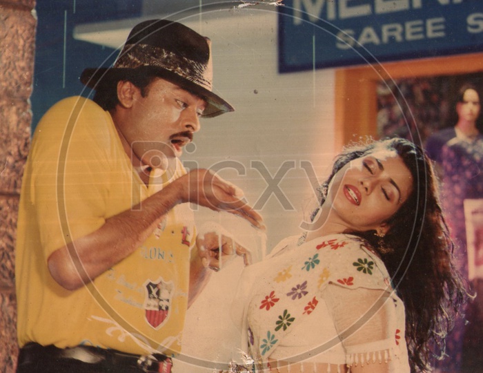 Mega Star Chiranjeevi and Actress Vani Viswanath Movie Stills
